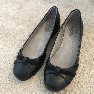 LifeStride Abigail Flats Ballet Shoes Black 8
